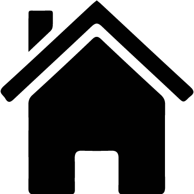 Black house icon.